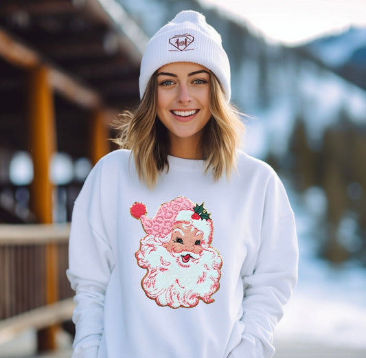 Santa Baby Crewneck in Ivory