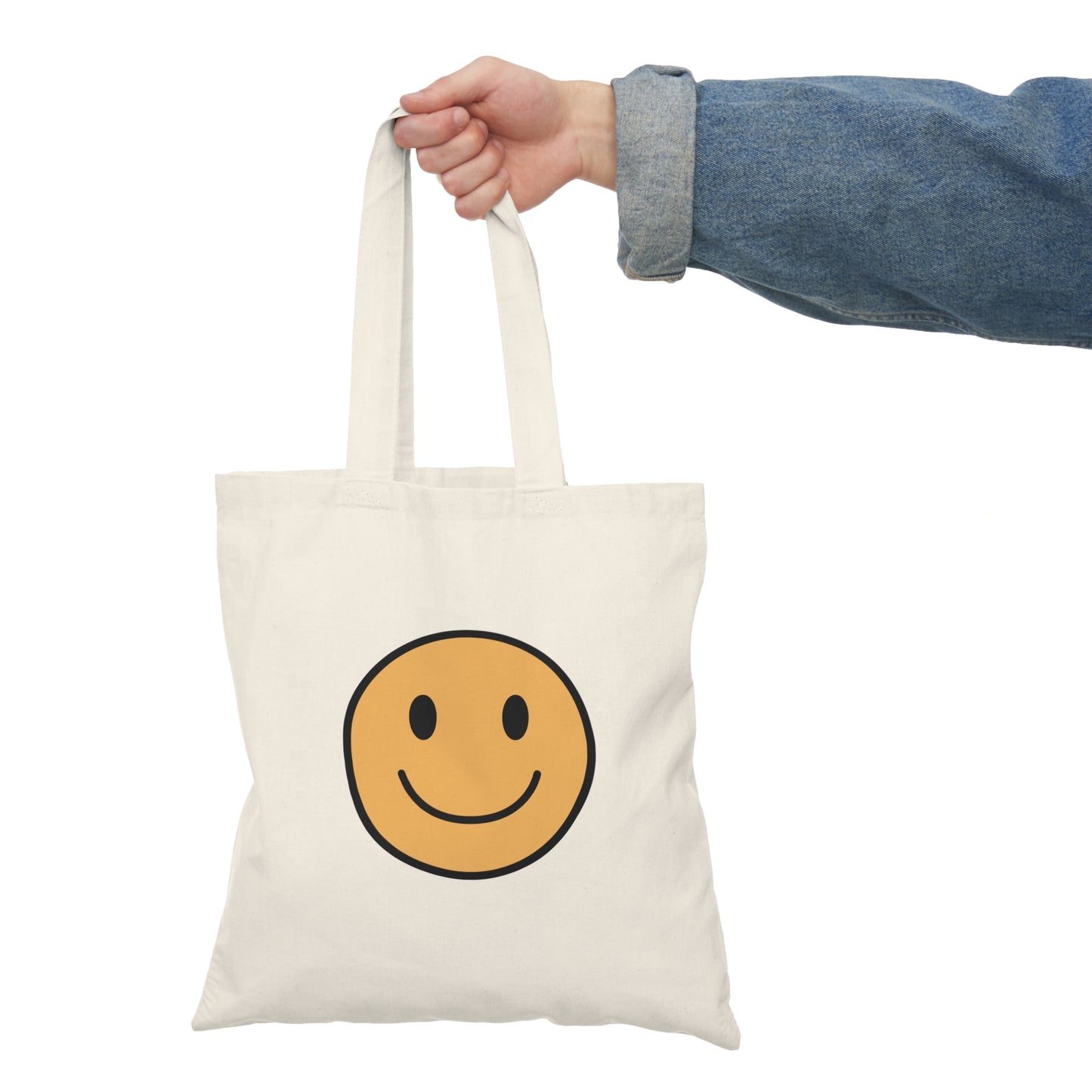 Smiley Natural Tote Bag