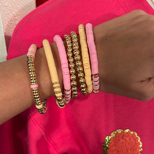 Pink Is For Everyone Stack Bracelet