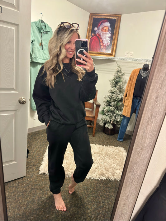 Let's Stay In 2pc Sweatsuit